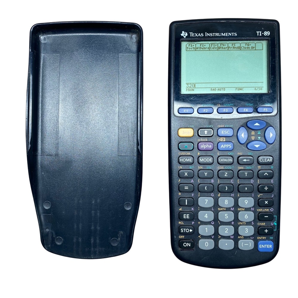 Rare Prototype Texas Instrument TI-89 Graphing Calculator Black STEM Tech Tested